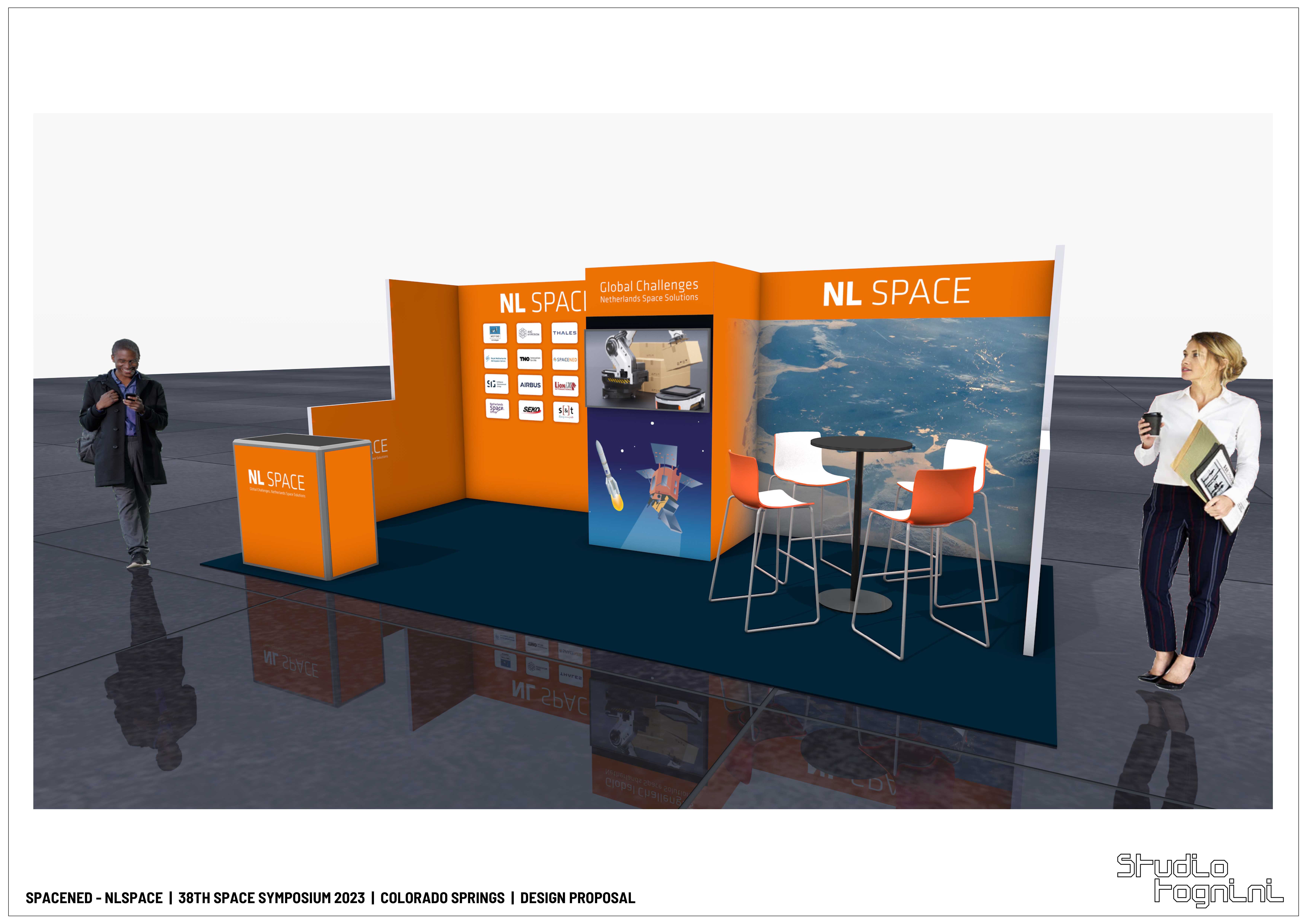 NL Space booth bij National Space Symposium, USA NLSpace